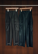 Fake Leather Cargo Pants