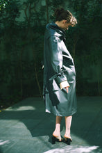 Eco Leather Scarf Coat