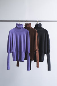 High Neck Pullover Knit