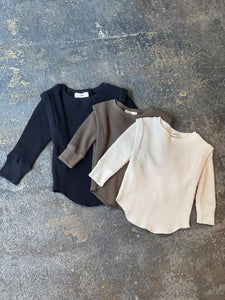 Waffle Long Tee