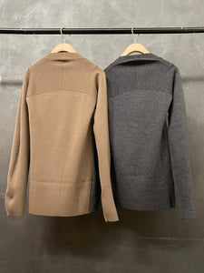 Front Wide Open Knit