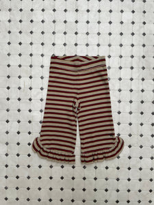 Multi Stripes Frill Pants
