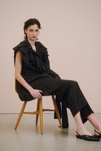 Sleeveless Double Jacket