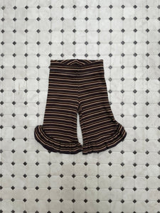 Multi Stripes Frill Pants