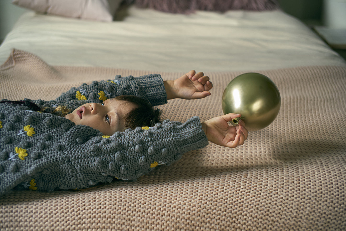 New Flower Popcorn Cardigan