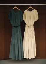 Gathered Open Dress